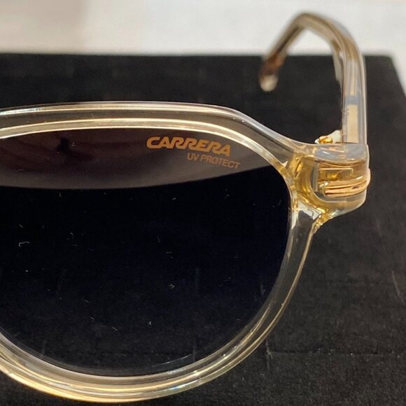 Carrera 314/S Round Sunglasses Clear Frame Blue Gradient Lens